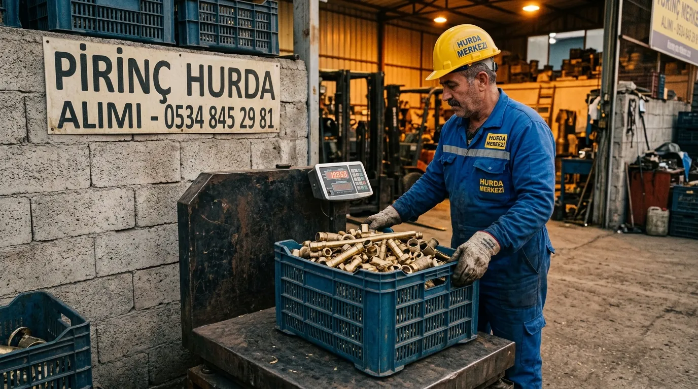 Hurda Sarı Pirinç Alımı Ankara | Musluk Vana Su Saati Alan Hurdacı