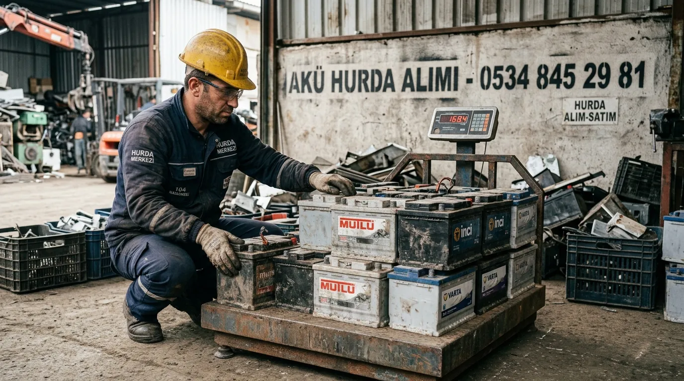 Hurda Akü Alımı Ankara | Eski Araç ve UPS Aküsü Alan Hurdacı